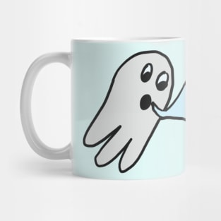 Badly drawn ghost Mug